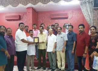 മാവേലിക്കര അസോസിയേഷൻ കുവൈറ്റ് ഫിലിപ്പ് സി വി തോമസിന് യാത്രയയപ്പു നൽകി .