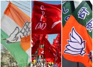 ആഘോഷമായി കൊട്ടിക്കലാശം . കേരളം ചൊവ്വാഴ്ച പോളിംഗ് ബൂത്തിലേക്ക്