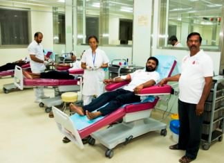 ബിഡികെ യും, ലാൽകെയേഴ്സ് കുവൈത്തും സംയുക്തമായി രക്തദാനക്യാമ്പ് സംഘടിപ്പിച്ചു.