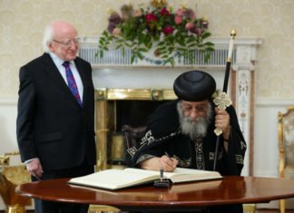 കുവൈത്ത് അമീറിനെ വാഴ്ത്തി ഈജിപ്ഷ്യൻ ഓർത്തഡോക്സ് സഭാ ആർച്ച് ബിഷപ്പ്