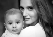 മകനുമൊത്തുള്ള ചിത്രം പങ്കുവെച്ച് സാനിയ മിർസ