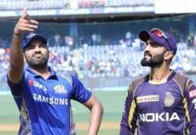 ഐപിഎല്ലിൽ ഇന്ന് മുംബെ ഇന്ത്യൻസും കൊൽക്കത്ത നെെറ്റ് റെെഡേഴ്സും ഏറ്റുമുട്ടും;കൊൽക്കത്തക്ക് ജീവന്മരണ പോരാട്ടം