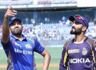 ഐപിഎല്ലിൽ ഇന്ന് മുംബെ ഇന്ത്യൻസും കൊൽക്കത്ത നെെറ്റ് റെെഡേഴ്സും ഏറ്റുമുട്ടും;കൊൽക്കത്തക്ക് ജീവന്മരണ പോരാട്ടം