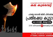 പൗരത്വ ഭേദഗതി നിയമം: പ്രതിഷേധ കൂട്ടായ്മ സംഘടിപ്പിച്ച് ‘കല’