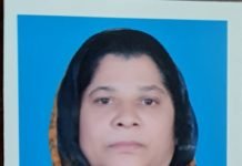 കോവിഡ് ബാധിച്ചു മരിച്ച ശഹീദാ ബീവിയുടെ മൃതദേഹം ഖബറടക്കി