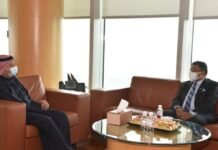 ഇന്ത്യന് അംബാസിഡർ കുവൈറ്റ് പെട്രോളിയം കോര്പറേഷന് സി.ഇ.ഒ യുമായി കൂടിക്കാഴ്ച നടത്തി