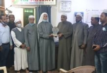 ഐ.സി.എഫ് കുവൈത്ത് നാഷണൽ സേവന സമിതി പ്രസിഡൻ്റ് അബ്ദുൽ അസീസ് മാസ്റ്റർക്ക് യാതയയപ്പ് നൽകി