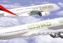 ഇത്തിഹാദ്, എമിറേറ്റ്സ് വിമാനങ്ങൾ സൗദി അറേബ്യയിലേക്കുള്ള സർവീസുകൾ താൽക്കാലികമായി നിർത്തിവച്ചു