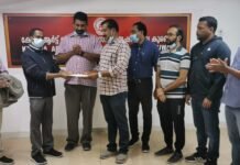 മായ രാമന്റെ കുടുംബത്തിനുള്ള ക്ഷേമനിധി തുക കൈമാറി