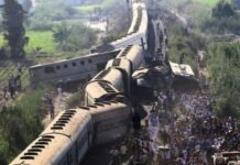 ഈജിപ്തിൽ രണ്ട് ട്രെയിനുകൾ കൂട്ടിയിടിച്ച് 32 പേർ കൊല്ലപ്പെട്ടു