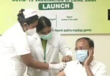 ഉപരാഷ്ട്രപതി കോവിഡ് വാക്സിൻ സ്വീകരിച്ചു