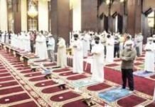 കുവൈത്തിൽ പെരുന്നാൾ നമസ്കാരം 15 മിനിറ്റിൽ കൂടരുതെന്ന് സർക്കാർ