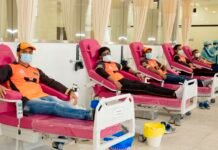 ലോക രക്തദാതൃ ദിനാചരണത്തോടനുബന്ധിച്ച് ക്രിക്കറ്റ് പ്രേമികൾ ബിഡികെയോടൊപ്പം രക്തദാനക്യാമ്പ് സംഘടിപ്പിച്ചു.