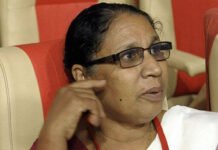 എം.സി ജോസഫൈൻ രാജി വച്ചു