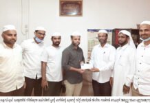 ഐസിഎഫ് സിറ്റി സെന്ട്രല് ഓക്സിജന് പ്ലാന്റ് ഫണ്ട് കൈമാറി