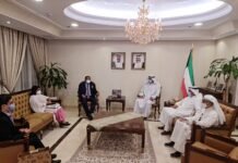 അംബാസിഡർ സിബി ജോർജ് കുവൈത്ത് വിദേശകാര്യ സഹമന്ത്രിയുമായി കൂടിക്കാഴ്ച നടത്തി