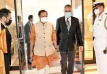 വിദേശകാര്യ സഹമന്ത്രി വി. മുരളീധരൻ ബഹ്റൈനിൽ