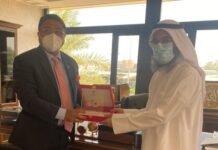 കുവൈത്തിലെ ഇന്ത്യന് അംബാസിഡര് ആരോഗ്യമന്ത്രാലയം അസിസ്റ്റന്ർറ് അണ്ടര് സെക്രട്ടറിയുമായി കൂടിക്കാഴ്ച നടത്തി