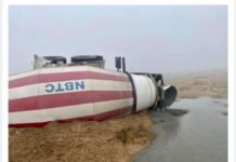 അബ്ദാലി റോഡിൽ സിമന്റ് മിക്സർ മറിഞ്ഞ് ഡ്രൈവർ മരിച്ചു