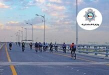 വെള്ളിയാഴ്ചകളിൽ രാവിലെ സൈക്കിൾ യാത്രികർക്ക് മാത്രമേ ശൈഖ് ജാബിർ പാലത്തിൽ പ്രവേശനമുള്ളൂ