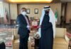 ഇന്ത്യൻ അംബാസിഡർ സിബി ജോർജ് കുവൈത്ത് വിദ്യാഭ്യാസ മന്ത്രിയുമായി കൂടിക്കാഴ്ച നടത്തി