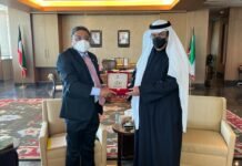 ഇന്ത്യൻ അംബാസിഡർ സിബി ജോർജ് കുവൈത്ത് വിദ്യാഭ്യാസ മന്ത്രിയുമായി കൂടിക്കാഴ്ച നടത്തി