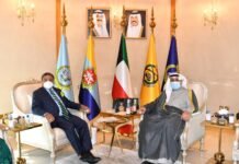 അംബാസിഡർ സിബി ജോർജ് കുവൈത്ത് ഉപപ്രധാനമന്ത്രിയുമായി കൂടിക്കാഴ്ച നടത്തി