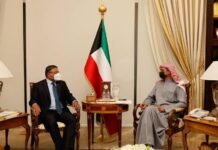 അംബാസഡർ സിബി ജോർജ് കുവൈത്ത് വിദേശകാര്യ സഹമന്ത്രിയുമായി കൂടിക്കാഴ്ച നടത്തി