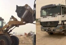 മണൽ മോഷണം; പ്രവാസി വഫ്രയിൽ പിടിയിൽ