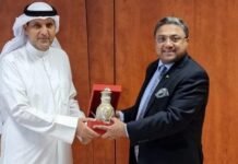 അംബാസഡർ സിബി ജോർജ് പിഎഎം ഡയറക്ടർ ജനറൽ ഡോ. മുബാറക് അൽ ആസ്മിയുമായി കൂടിക്കാഴ്ച നടത്തി