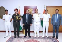 ഇന്ത്യൻ നാവിക സേനയുടെ INS- TEG പടക്കപ്പൽ കുവൈത്തിലെ ഷുവൈഖ് തുറമുഖത്ത് എത്തി.