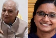 പ്രിയ വർഗീസ് നിയമനം; യോഗ്യതയില്ലാത്തയാളെ അധ്യാപികയായി നിയമിച്ചത് മുഖ്യമന്ത്രിയുടെ പ്രൈവറ്റ് സെക്രട്ടറിയുടെ ഭാര്യ ആയതിനാലെന്ന് ഗവർണർ