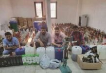 വ്യാജ മദ്യ വിൽപ്പന, നാല് പ്രവാസികൾ അറസ്റ്റിൽ