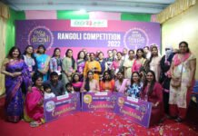ദീപാവലി ആഘോഷങ്ങളോടനുബന്ധിച്ച് ലുലു ഹൈപ്പർ മാർക്കറ്റിൽ രംഗോലി മത്സരം സംഘടിപ്പിച്ചു