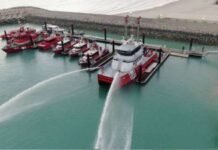 കുവൈത്ത് അഗ്നിശമന സേനയ്ക്ക് അത്യാധുനിക സംവിധാനങ്ങളോടെയുള്ള മുൻജെദ് ബോട്ട്