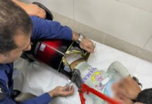 കുവൈത്തിൽ വാക്കും ക്ലീനറിൽ കുടുങ്ങിയ കുട്ടിയെ അഗ്നിശമനസേന രക്ഷപ്പെടുത്തി