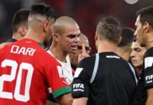 റഫറിക്കെതിരെ ആരോപണങ്ങളുമായി പോർച്ചുഗൽ താരം പെപെ