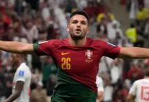 സ്വിസിനെതിരെ പറങ്കികളുടെ ആറാട്ട് , ക്വാർട്ടറിൽ മൊറൊക്കോ എതിരാളി