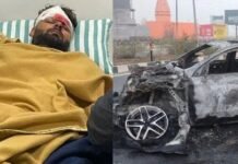 കാർ അപകടത്തിൽപ്പെട്ട ഋഷഭ് പന്തിന്റെ ആരോഗ്യനില തൃപ്തികരം