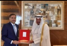 അംബാസഡർ ഡോ. ആദർശ് സ്വൈക ദിവാൻ തലവനുമായി കൂടിക്കാഴ്ച നടത്തി