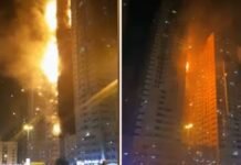 അജ്മാനിൽ ഫ്ലാറ്റ് സമുച്ചയത്തിൽ തീപിടിത്തം