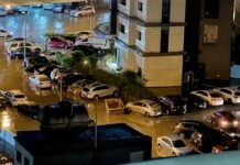 കുവൈറ്റിൻ്റെ പല ഭാഗങ്ങളിൽ കനത്ത മഴ പെയ്തു