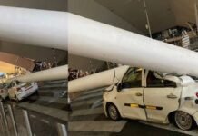 ഡല്ഹി വിമാനത്താവളത്തില് മേല്ക്കൂര തകര്ന്ന് ഒരു മരണം, എട്ടുപേര്ക്ക് പരിക്ക്