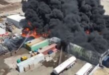 ഷുഐബ ഇൻഡസ്ട്രിയൽ ഏരിയയിൽ തീപിടിത്തം