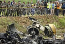 നേപ്പാളില് വിമാനാപകടം; 18 മരണം