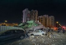 കെട്ടിടം പൊളിക്കുന്നതിനിടെ തകർന്നുവീണു