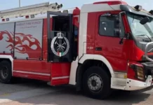 അലി സബാഹ് അല് സലേം ഏരിയയില് വാഹനത്തിന് തീപിടിച്ചു