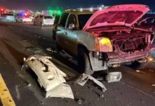 ഫഹാഹീൽ എക്സ്പ്രസ് വേ അപകടത്തിൽ നാല് പേർക്ക് പരിക്ക്