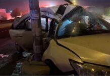 അബ്ദാലി ഫാമിൽ വാഹനാപകടം; മൂന്ന് പേർക്ക് പരിക്ക്