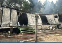 അൽ-വഫ്ര ഫാമിൽ തീ പിടിച്ചു